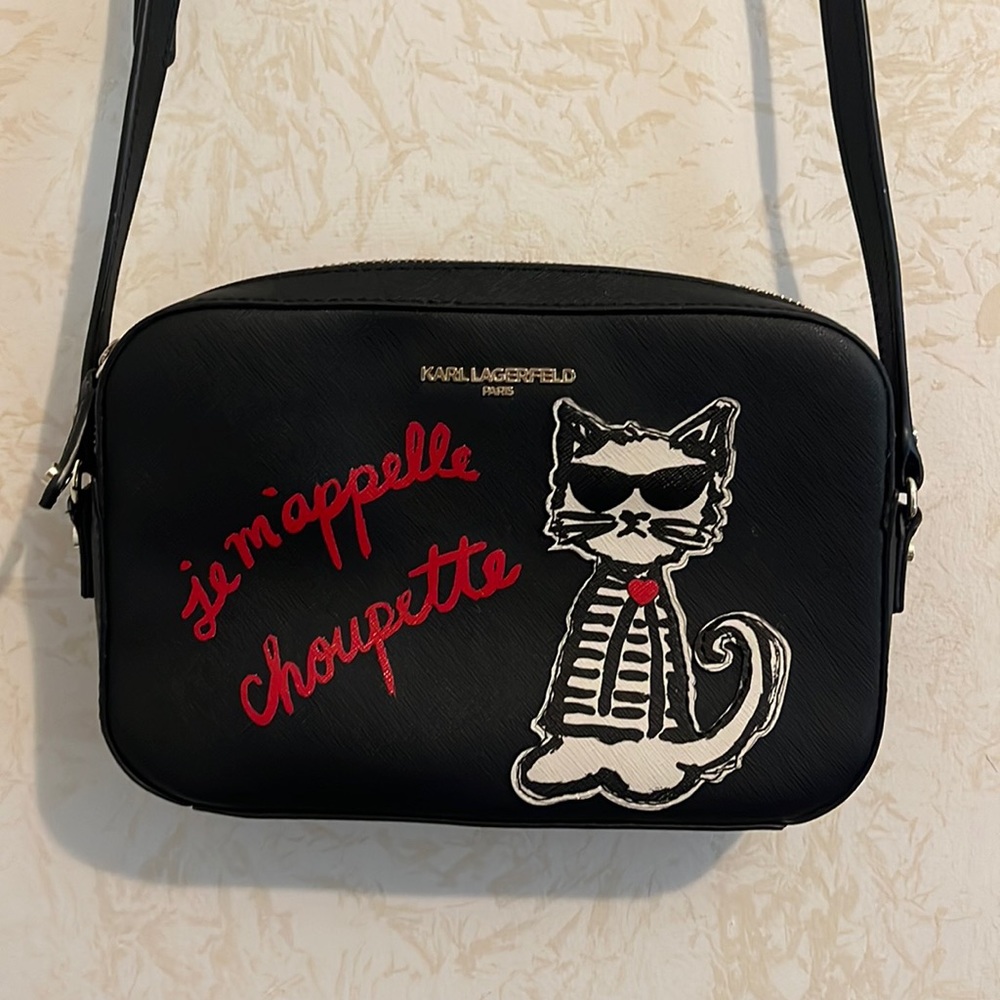 Karl Lagerfeld Je M’apelle Choupette Maybelle Shoulder Bag Purse